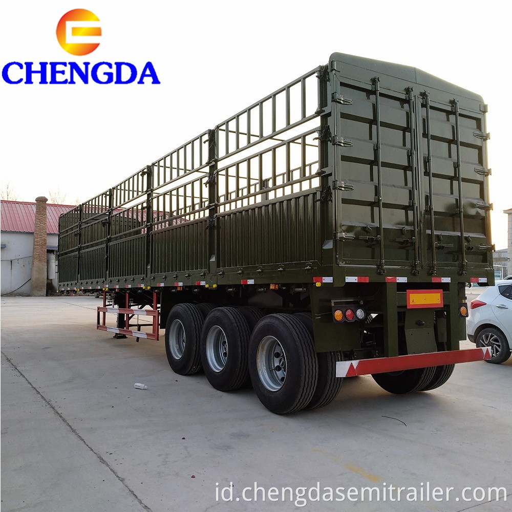 Side Wall Fence Cargo Semi Trailer